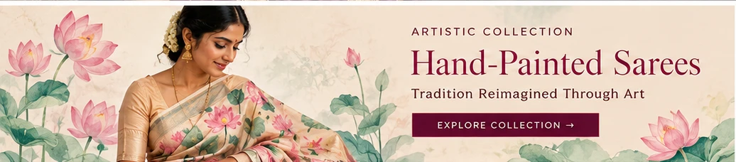 Hand-Painted Sarees — explore the collection