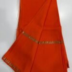 Mangalagiri Pattu by Cotton Gap Border Temple Border Saree — product photograph